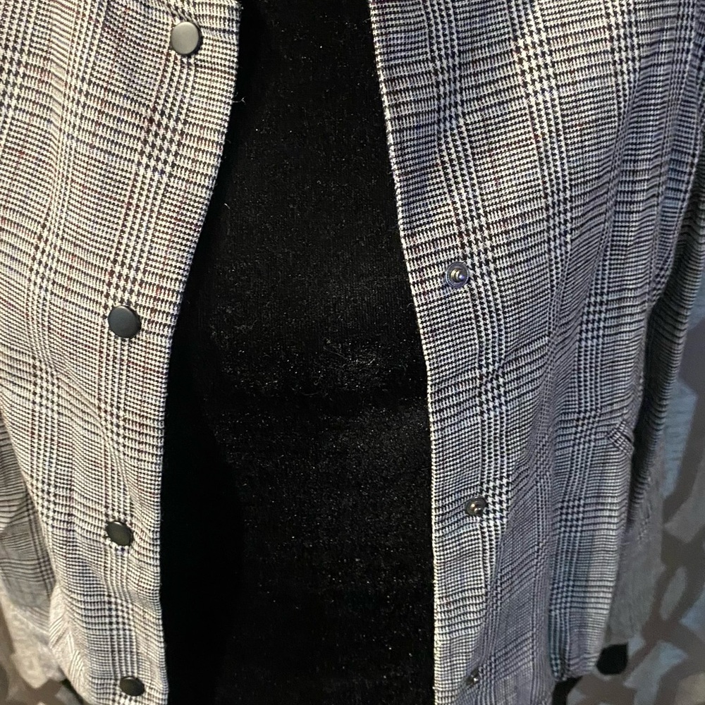 Shinestar Stylish Gray Women's Jacket NWT Size Small - Picture 2 of 5